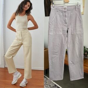 Aritzia Wilfred Free Modern Utility Pant.